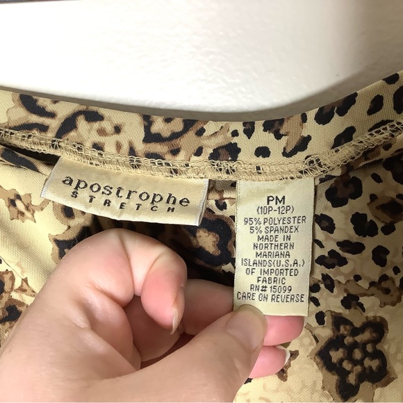 < Vintage Apostrophe Floral Print Skirt > - Picture 3 of 3